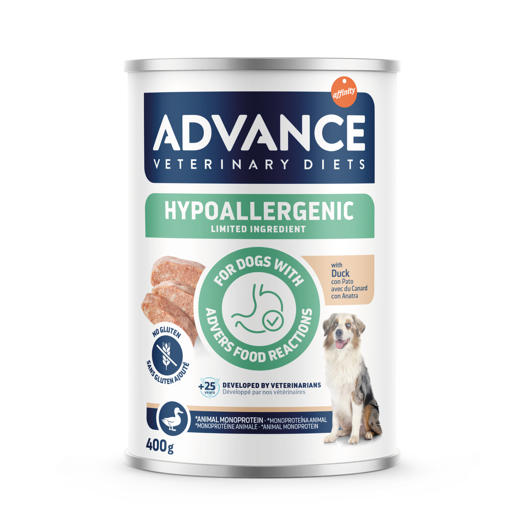 Advance Veterinary Diets Hypoallergenic Duck 400g Lattina Advance Veterinary Diets Hypoallergenic Duck 400g Lattina